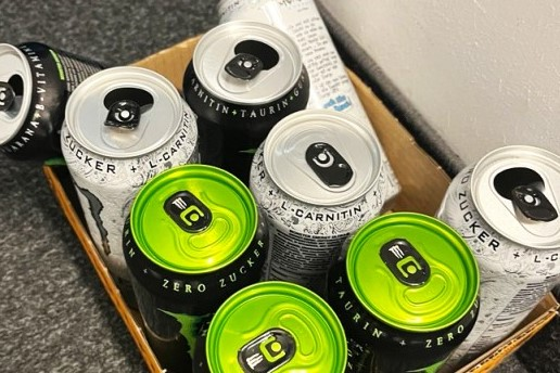 Hackathon der Business Unit Application & Data der novaCapta im Kölner Büro im September 2024:  Energy Drinks