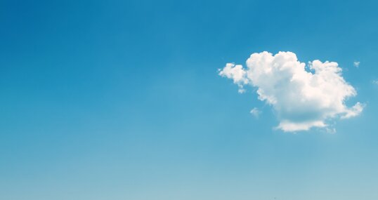 Blue sky and clouds