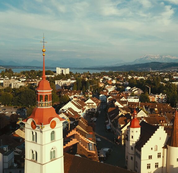 Panoramablick auf Sursee