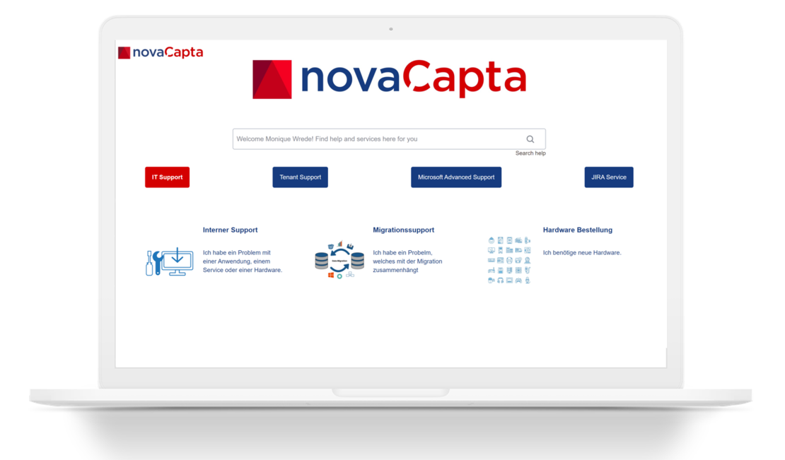 Service Desk der novaCapta
