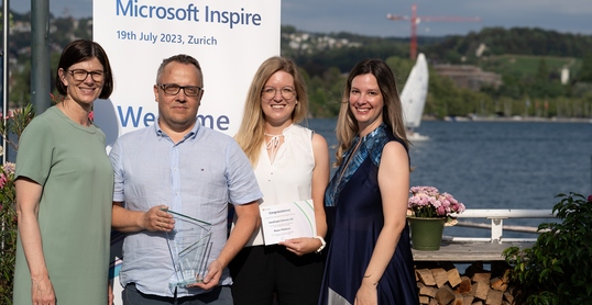 novaCapta ist Schweizer Microsoft Partner of the Year Award 2023